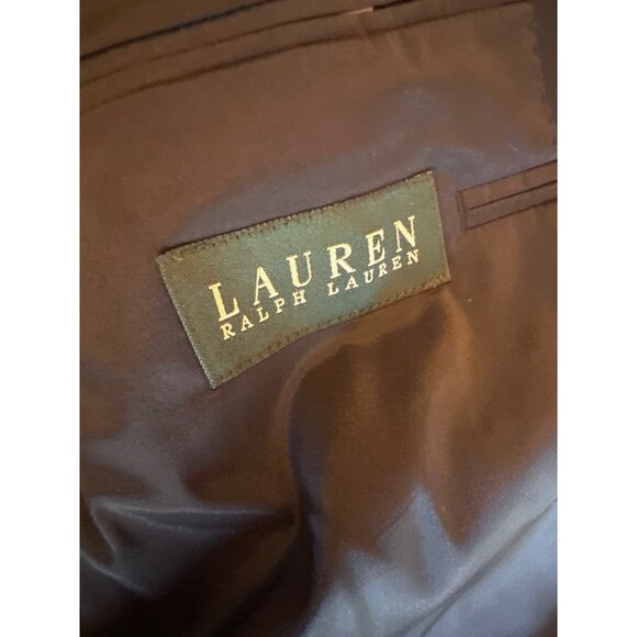 Lauren Ralph Lauren Mens Navy Blazer Jacket 42R 100% Wool Gold Buttons - Picture 5 of 8